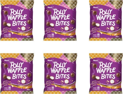 Polly Waffle Bites 125g (Pack of 12) - Image 3