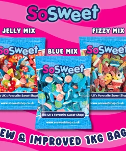 Blue, Fizzy & Jelly Sweets 3kg