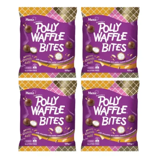 Polly Waffle Bites 125g (Pack of 12) - Image 7
