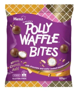 Polly Waffle Bites 125g (Pack of 12)